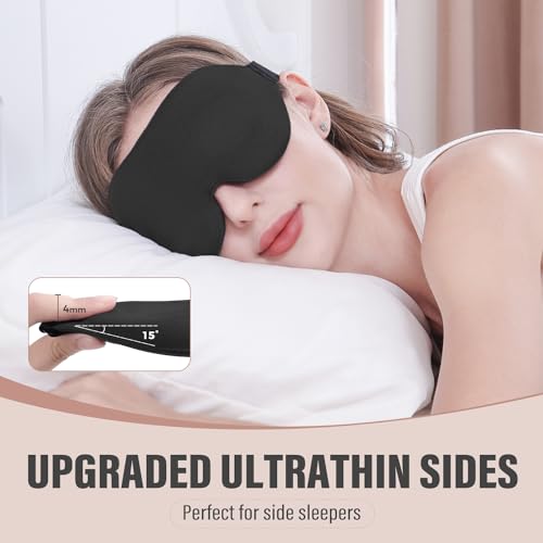 Sleep Mask for Side Sleeper (Black)