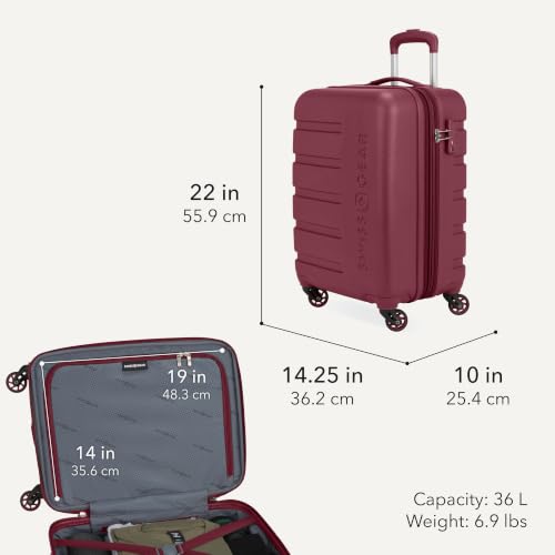 Signature Hardside Expandable Carry (2-Piece Set (Mini Weekender/19") / Merlot)