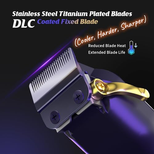 SUPRENT® PRO Professional Hair Clippers for Men (Purple)