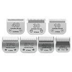 Dog Grooming Ceramic Blades Set (40/30/10/7fc/5fc/4fc/3fc (7 Pack))