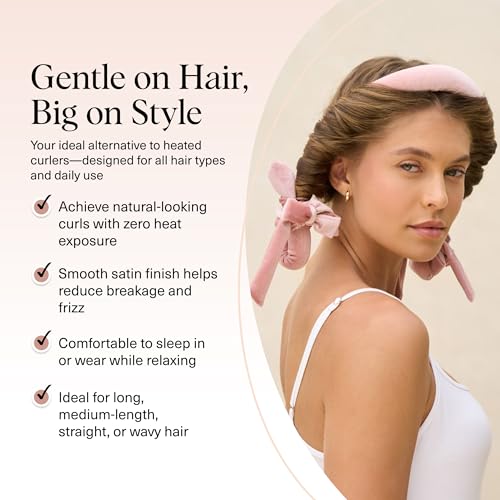 Velvet Heatless Curls Overnight Set (12 Terracotta)
