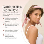 Velvet Heatless Curls Overnight Set (12 Terracotta)