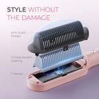 Ring Hair Straightener Brush (Sakura Pink)