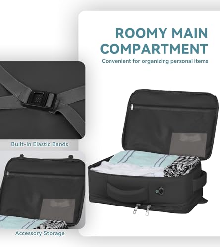 Travel Backpack (Black / 17.3 Inch (20''x13''x10''))