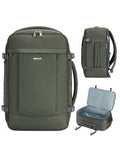 18" Travel Backpack Airlines Approved Personal Item Bag Women Grey Green (Grey Green / 18 inch underseat)