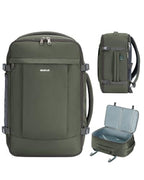 18" Travel Backpack Airlines Approved Personal Item Bag Women Grey Green (Grey Green / 18 inch underseat)