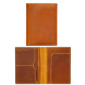 Leather Passport Holder (Brown / Solid)