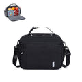 NOL Reusable Insulated Kids Lunch Bag (Black / Horizontal (6 Liters))