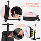 Kids Ride On Luggage (Pink Pony / 22-inch)