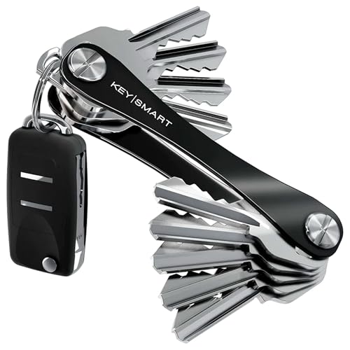 KeySmart Original Key Holder (8 Keys / Black (2 Pack))