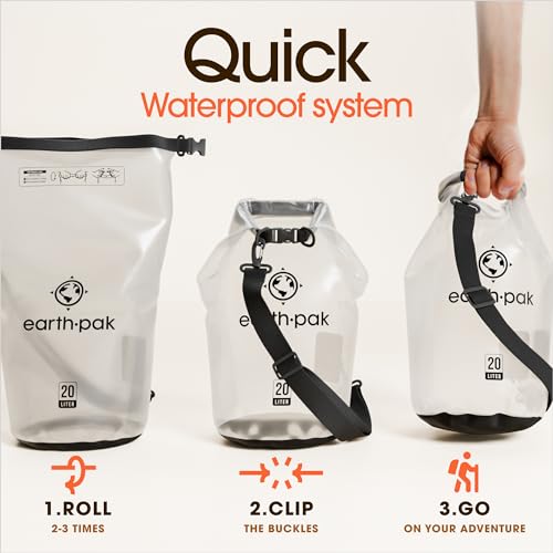 10L Waterproof Dry Bag (10L / Clear)