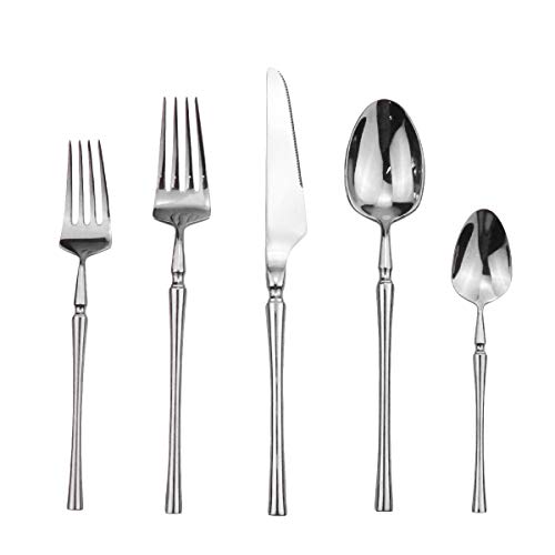 Silver Silverware Set (Service for 1 / Silver)
