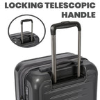 Rails Expandable Hardside Upright Suitcase with 360° Spinner Wheels (Stone Gray / Carry-On)