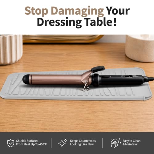 Heat Resistant Travel Mat Pouch for Hair Straighteners (1 Pack / Mist)