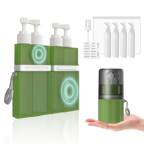 4 in 1 Travel Dispenser Bottle (Green)