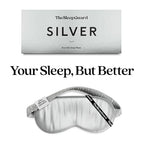 Pure Silk Sleep Mask [100% 6A Mulberry Silk (Silver Grey)