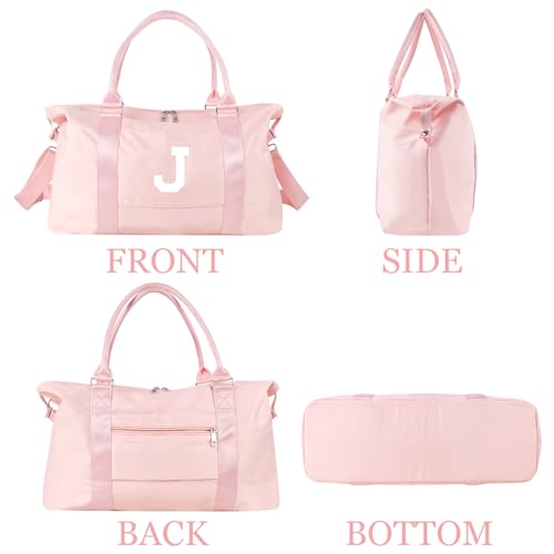 Dance Gym Duffel Bag Gifts for Girls Teen (Pink / J)