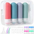 16pack Travel Bottles for Toiletries (16PCS/Warm Color)
