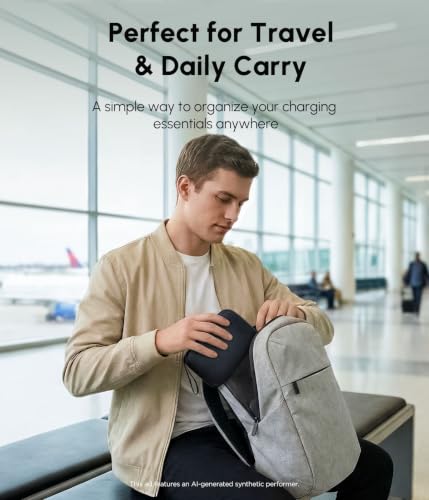 Travel Case for 3 (Matte Black)