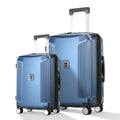 2 Piece Hardshell Suitcases Set 20 (Blue / 2-Piece Set (20/28))
