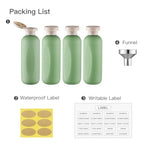 Empty Shampoo Bottles 6.7oz (200ml-4 / Green)