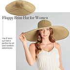 San Diego Hat Company UBX2535 Ultrabraid XL Brim Sun Hat Multi Brown One Size (One Size / Multi Brown- With Gold Lurex)
