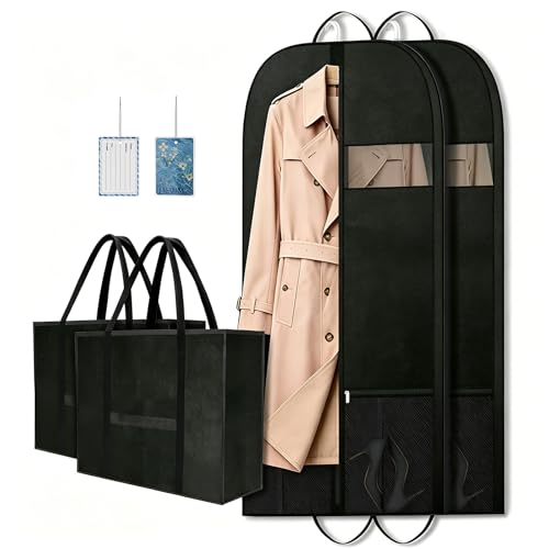Hanging Luggage Garment Bag Set (Garmentbag 54INCH 2 pack)