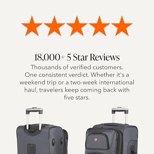 Sion Carry On Spinner Luggage (Carry-On 21-Inch / Dark Grey)