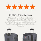 Sion Carry On Spinner Luggage (Carry-On 21-Inch / Dark Grey)