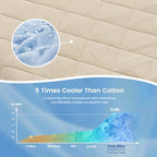 Cooling Blanket for Hot Sleepers King Size (Khaki / King (108" x 90"))