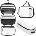 3 Piece Travel Toiletry Bag Set (White Ripstop)