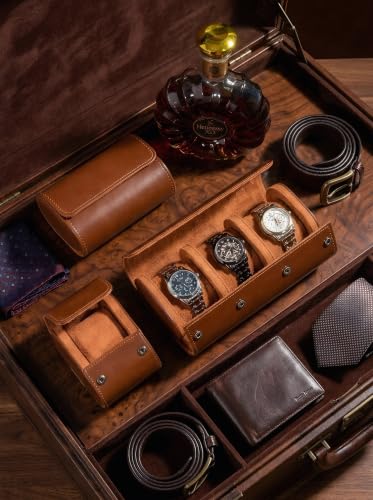 3 Watch Travel Case (Espresso / 3 Watch Case)