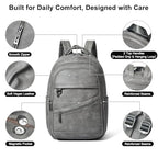 Backpack for Women Men (Dimgray)