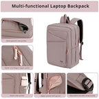 Design Travel Laptop Backpack for Women with Apple Find My (Pink-finder)