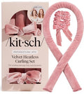 Velvet Heatless Curls Overnight Set (12 Terracotta)