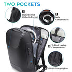 Genuine Leather Laptop Backpack Fits 15.6 Inch (Leather)