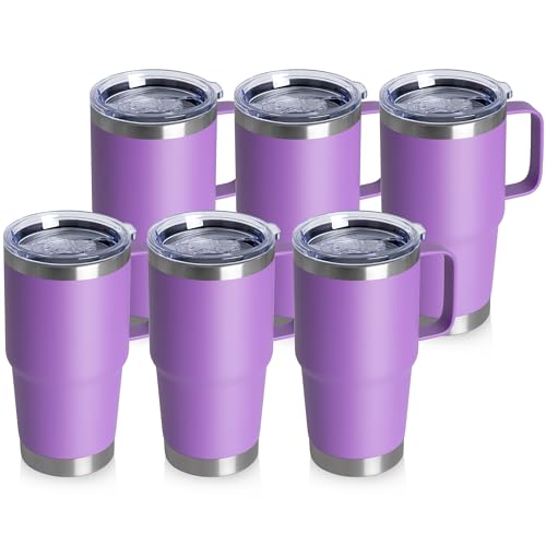 20oz Tumbler Bulk with Lid (Purple / 20 Ounces-6)