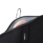 72 Inch Dress Bags for Gowns (Black / 72'' - 3PCS)