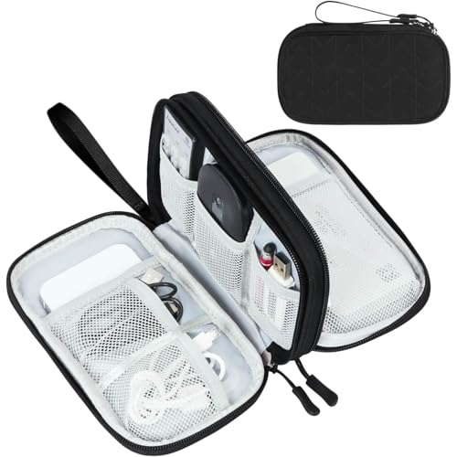 Electronic Organizer (8.3 x 5 x 2.6 inches / Black Quilted)