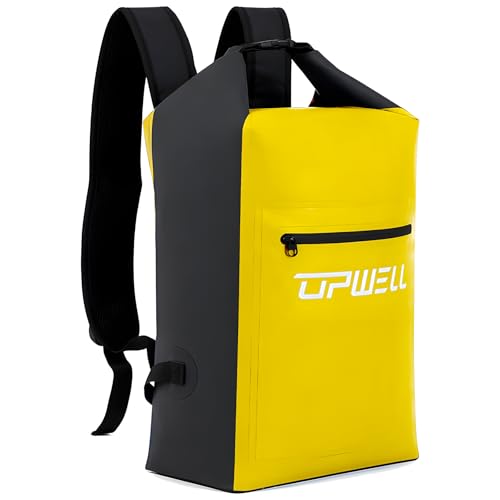 20L Waterproof Dry Bag Boating Backpack for Travel Hiking Camping Kayaking Hiking Swimming Floating Submersible Dry Bag bright yellow (20L / bright yellow)