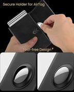 AirTag Wallet for Men (Deep Black)