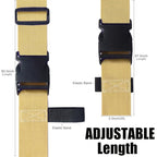 Luggage Straps for Suitcases TSA Approved (Cream)