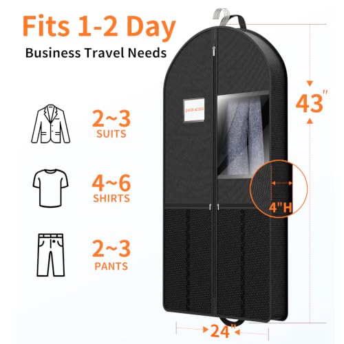 Travel Garment Bag Suits Clothes (43"5Pack)