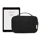 Jewelry Organizer Bag Travel Jewelry Storage Cases for Necklace (Medium / Black)