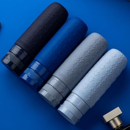 Travel Bottles for Toiletries (Navy / 3 Ounces)