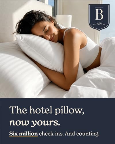 Bed Pillows King Size Set of 2 (King / White)