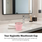 Collapsible Cup with Lid (Sakura Pink)