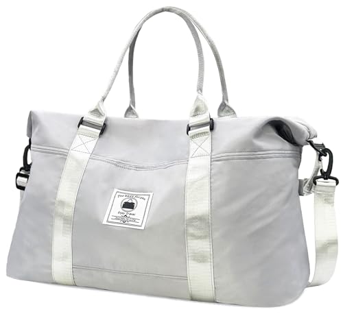 Travel Duffle Bag (Light Grey)