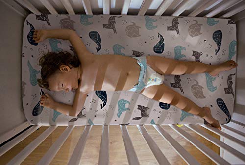 Baby Fitted Crib Sheets (Space Planet / 52X28 Inch)