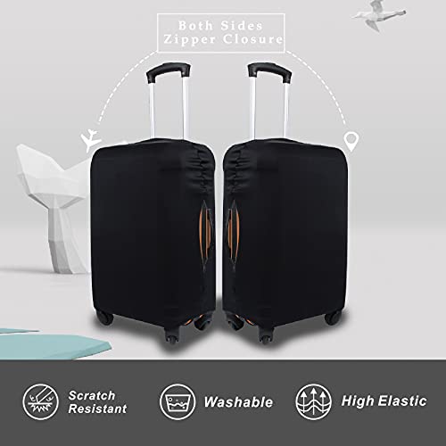 Travel Luggage Cover Fits 31 (XL / Black)